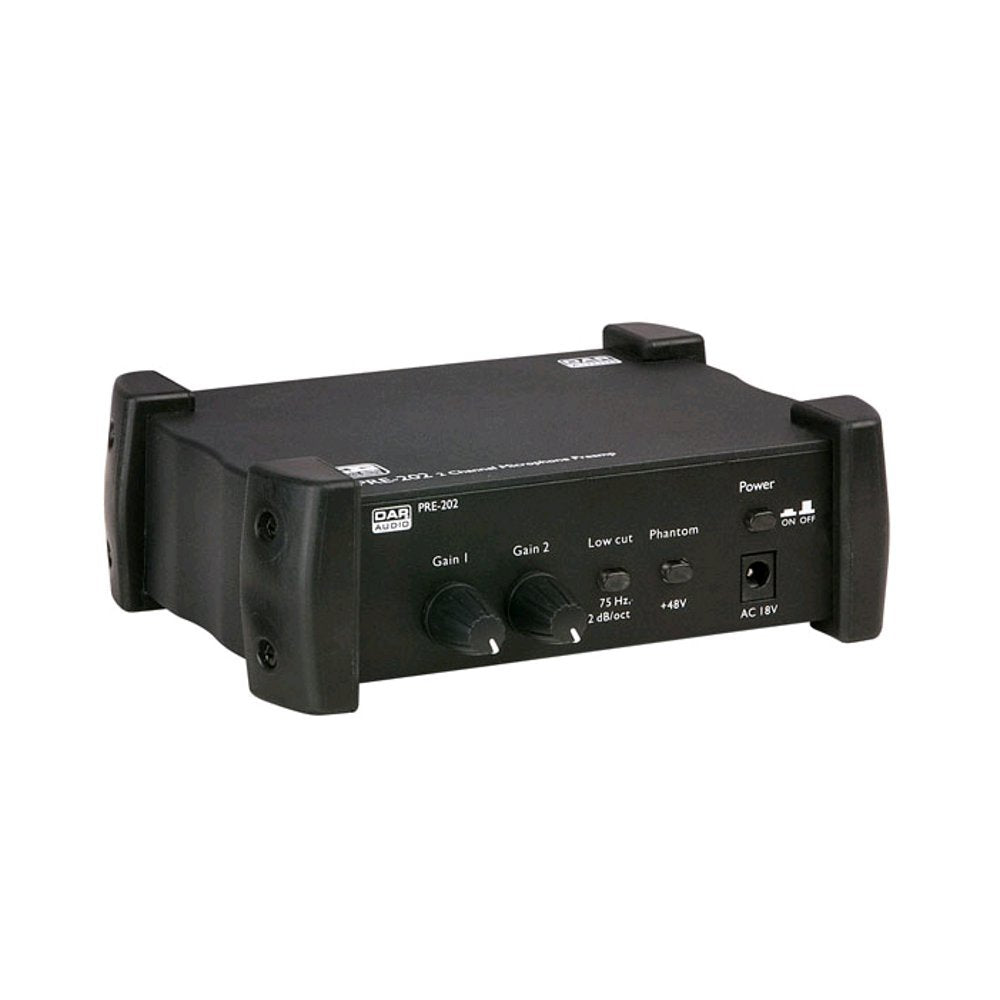 DAP Audio PRE-202 Mikrofon-Vorverstärker 2 Kanal