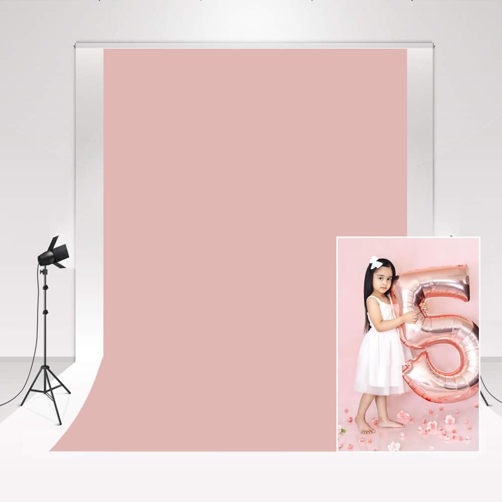 Kate Fotografie Hintergrund 2.4x3m lachs Rosa Foto Hintergrund für Neugeborene Portrait Fotografie S