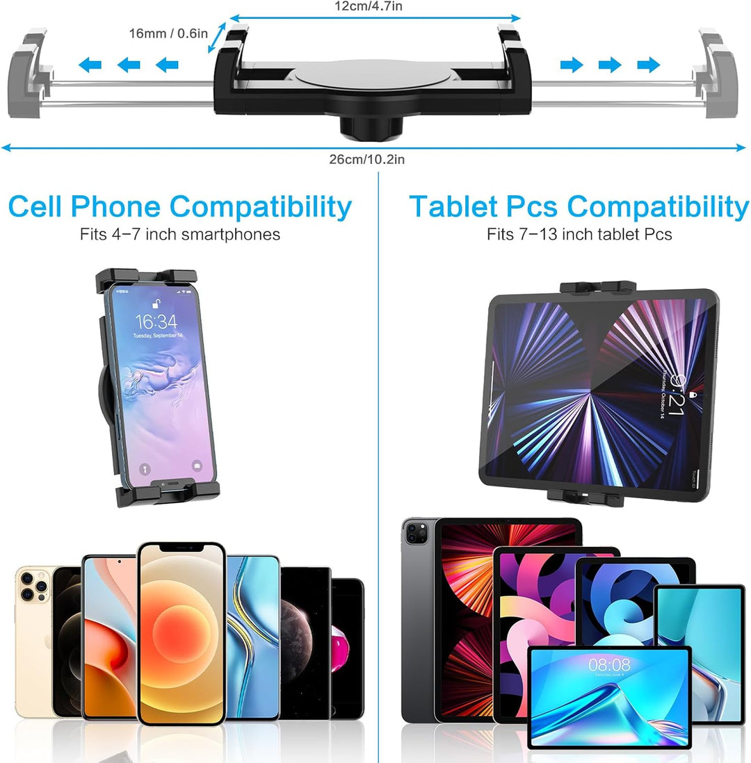 woleyi Autohalterung Tablet Armaturenbrett, Tablet & Handyhalter Auto Saugnapf mit Ultra Stabile für
