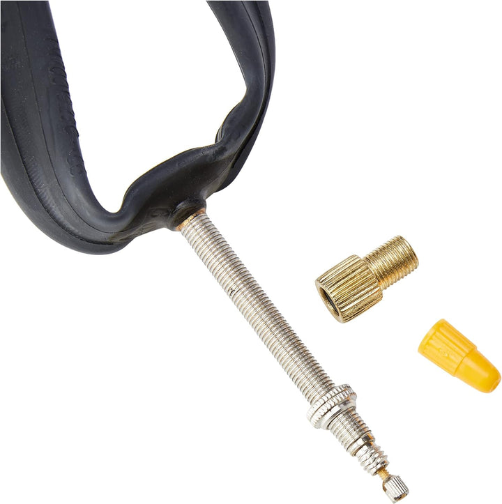 Continental Race Tubes Fahrradschläuche mit Adaptern, Schwarz, 700 x 20-25c (5er pack)