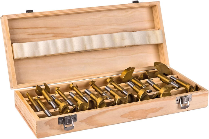 Forstnerbohrer Topfbohrer Astlochbohrer Holzbohrer Bohrer Set 16tlg. - verzahnt