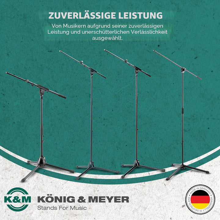 Konig & Meyer Standard-Mikrofon-Auslegerständer - 25400 890 - 1600 mm / 680 mm Standard, 890 - 1600