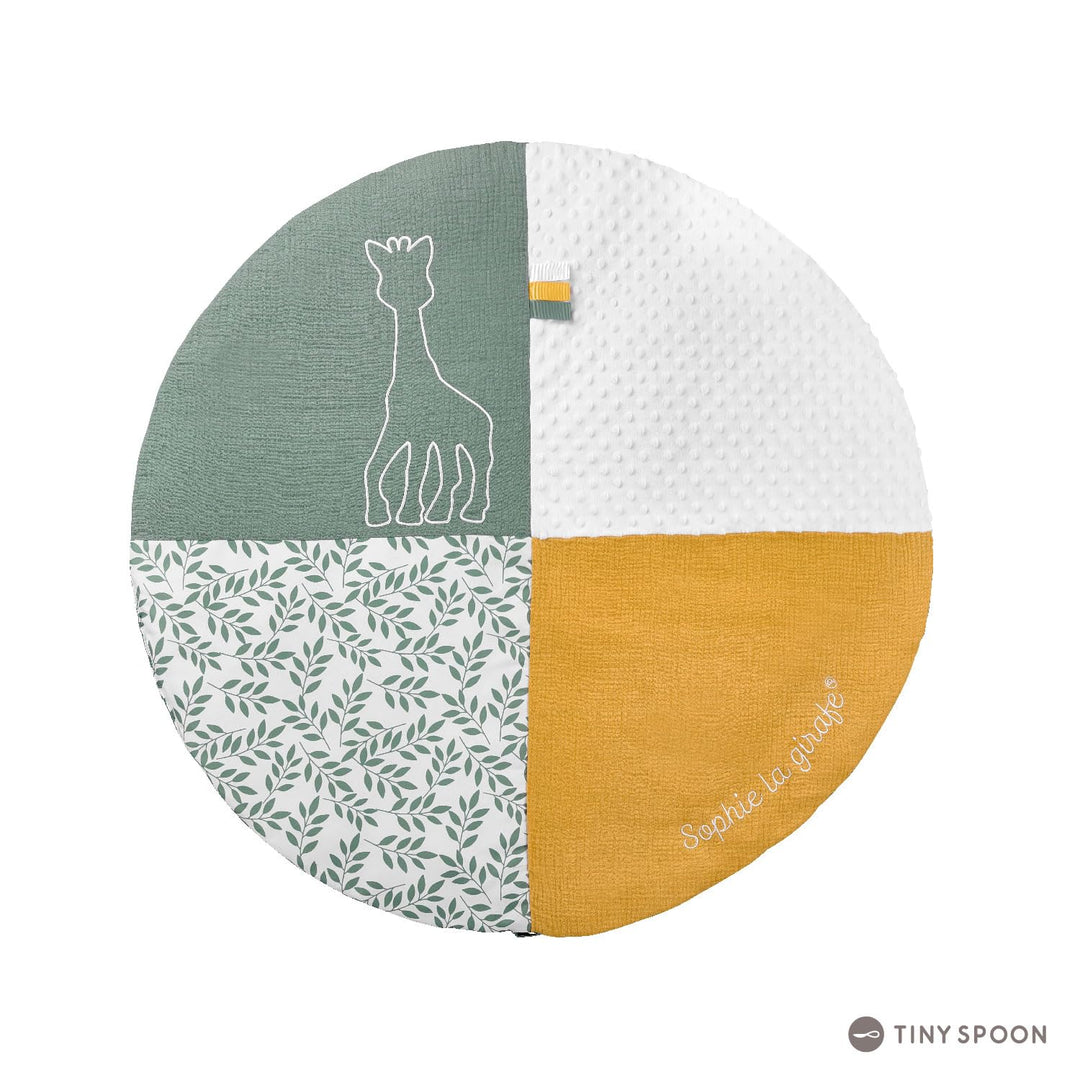 Sophie la Girafe – 2-in-1 doppelseitige Weckmatte – Spielmatte – Bühnenalter-Fotomatte – Aktivitätss
