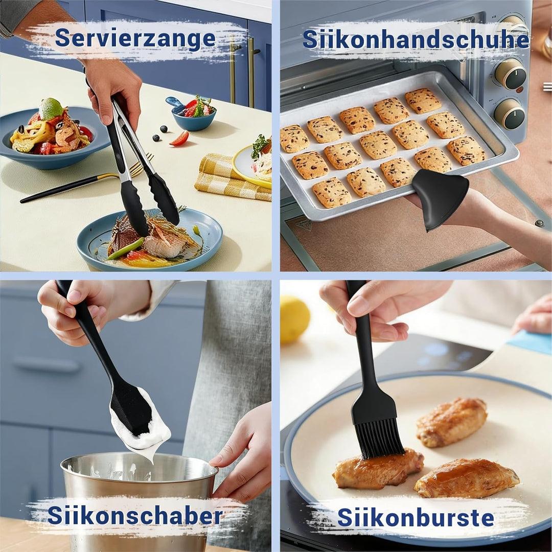 Heissluftfritteuse Zubehör für Philips Airfryer 4000 Series 10L, Silikonform Heissluftfritteuse Zube