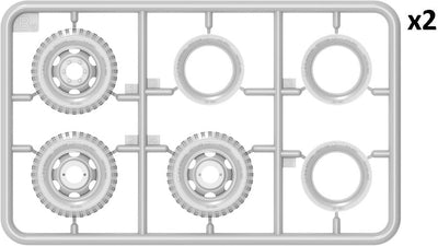 Mini Art 35386 1:35 US Transport-LKW G7107 Holzprit.(2)-originalgetreue Nachbildung, Modellbau, Plas