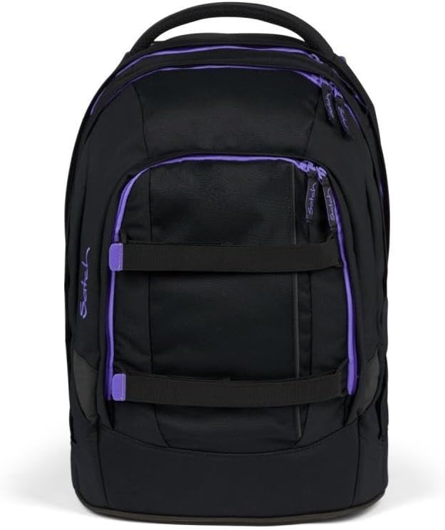Satch Pack Schulrucksack Set 3tlg. inkl. Schlamperbox und Sporttasche (Purple Phantom), Purple Phant