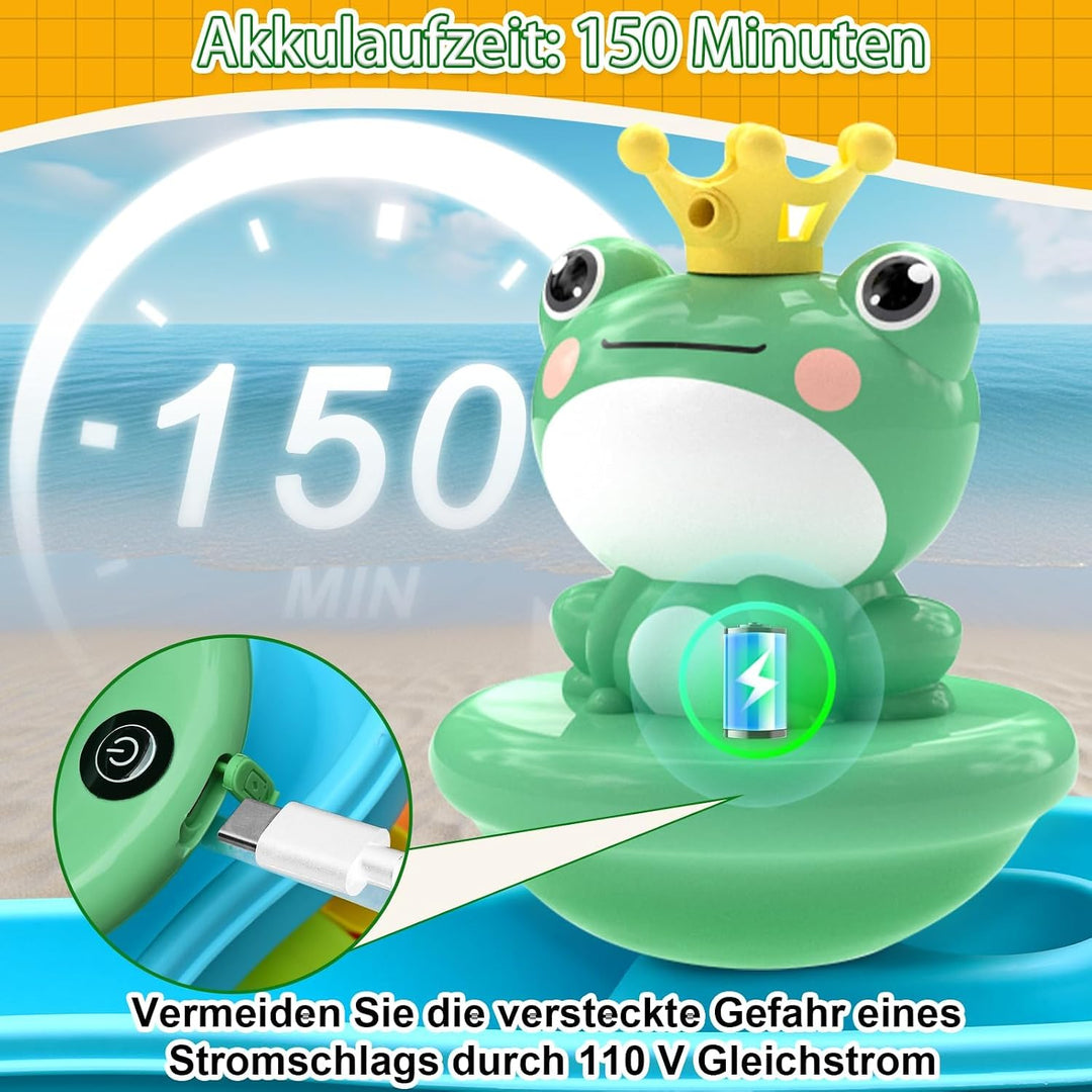 weirtoya Wasserpumpe für Wasserspieltisch Kleinkinder, 2026 Batteriebetriebene Wasserspieltischpumpe