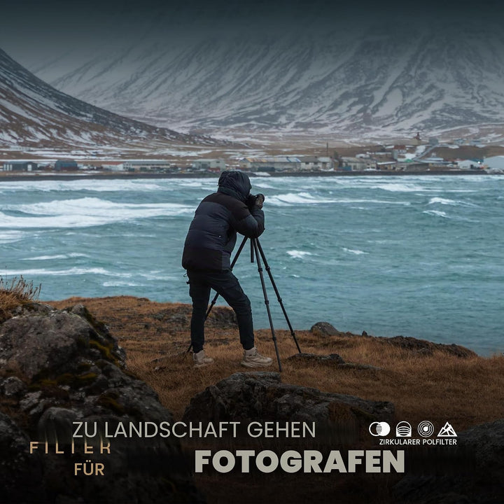 PolarPro - Quartzline Zirkularpolfilter - 82 mm CP Schwarz