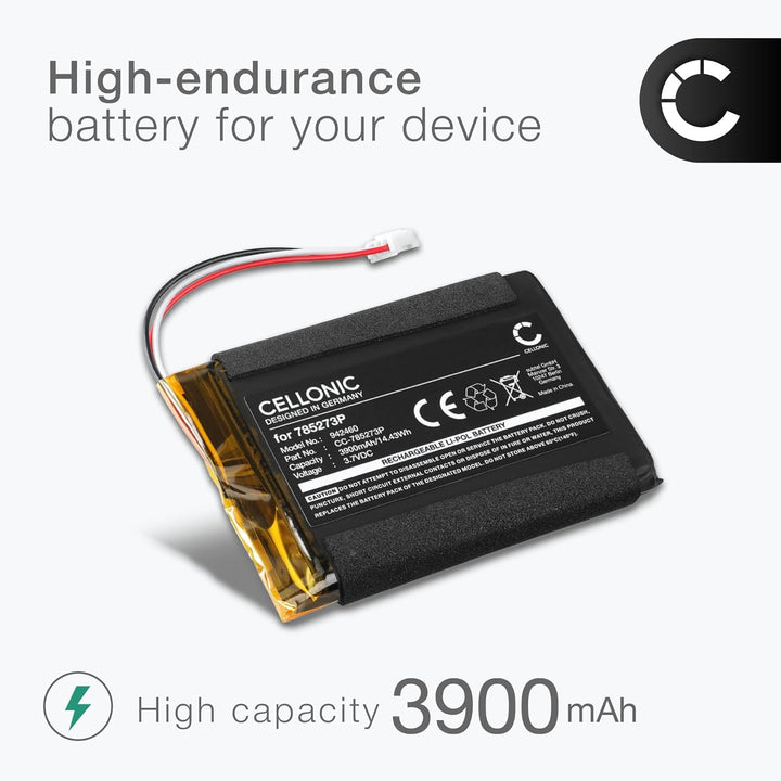 CELLONIC Akku kompatibel mit Tigermedia Tigerbox Touch 3.7V 3900mAh