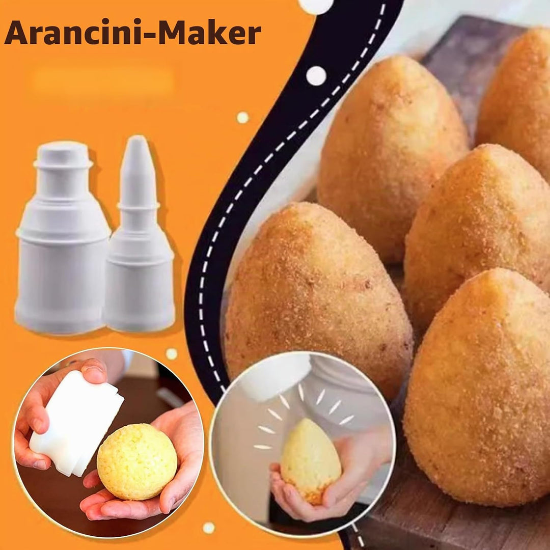 2 Stück Onigiri Form, 2 Form Arancini Maker, Onigiri Maker, Multifunktionale Reisbällchen 80-160g Fa