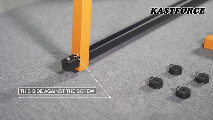 KASTFORCE KF1004 Holzregal 3-stufiges System 50 kg pro Ebene mit langlebigen Blechschrauben, Holzreg