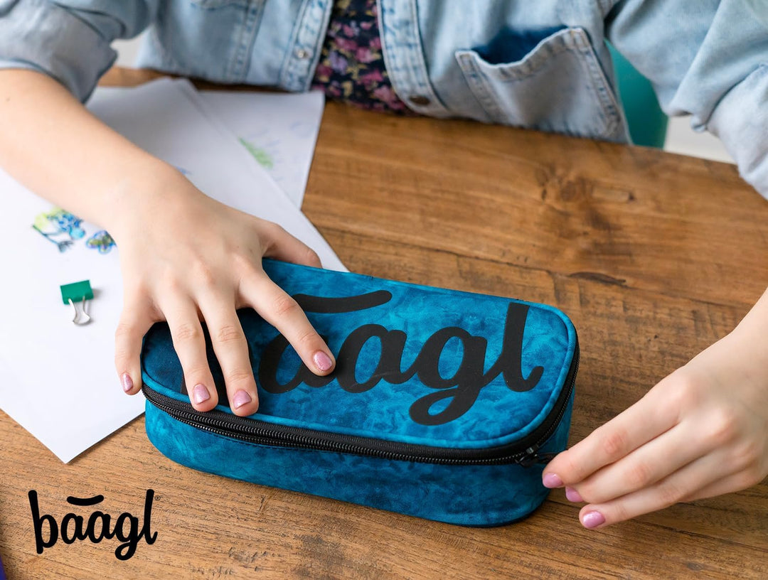 Baagl Federmäppchen für Mädchen - Schulmäppchen für Schreibwaren - Schulsachen Federtasche, Jungen F