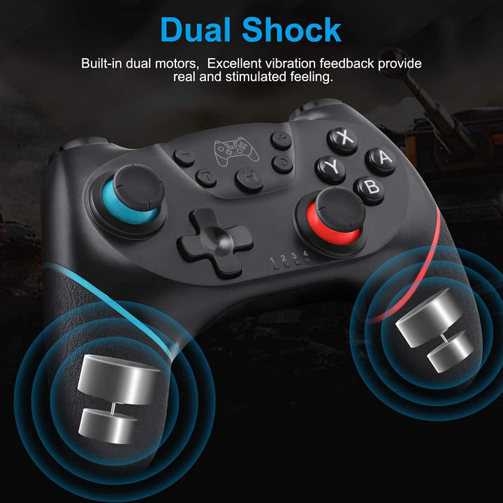 Olimoxi Switch Controller für Switch/Switch Lite/Switch OLED, Switch Pro Controller mit Aufwachen, W