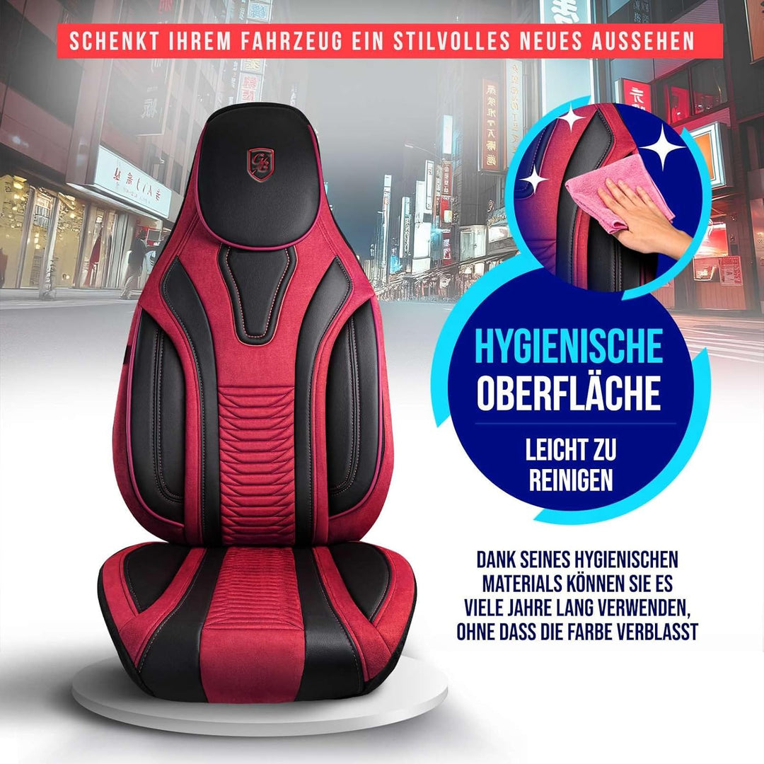 Wohnmobil Sitzbezüge kompatibel mit FIAT Ducato, Citroën Jumper, Peugeot Boxer - Schonbezüge Set aus