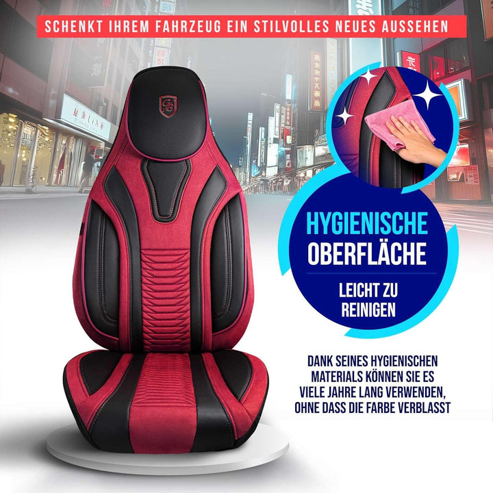 Wohnmobil Sitzbezüge kompatibel mit FIAT Ducato, Citroën Jumper, Peugeot Boxer - Schonbezüge Set aus
