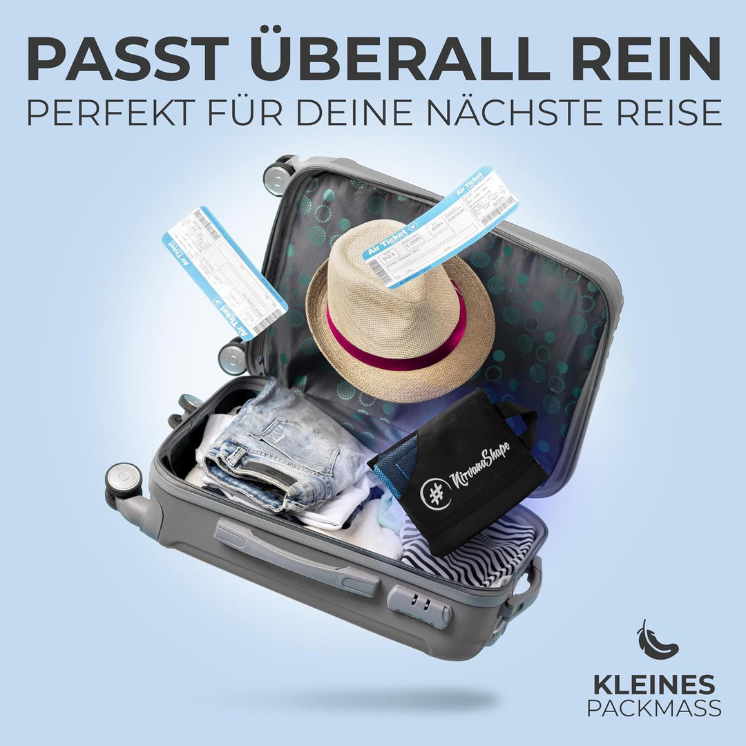 NirvanaShape Mikrofaser Handtuch, Microfaser Handtücher leicht, kompakt als Badetuch, Reisehandtuch,