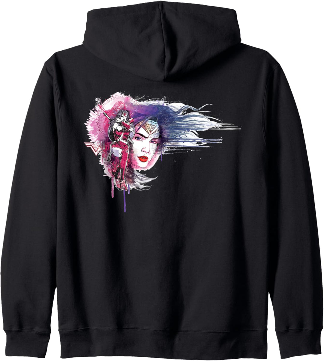 DC Batman V Superman Wonder Woman Graffiti Charakter Gesicht Kapuzenjacke