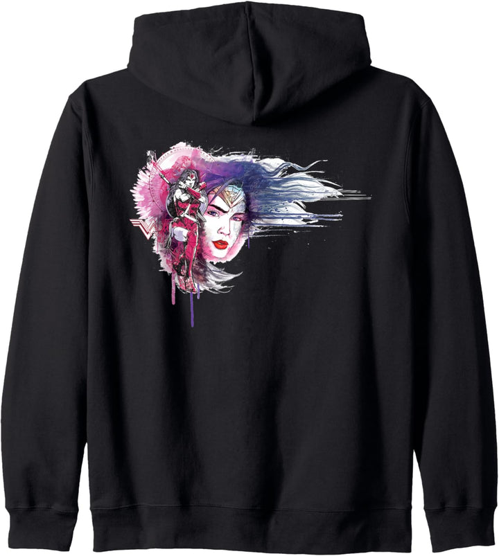 DC Batman V Superman Wonder Woman Graffiti Charakter Gesicht Kapuzenjacke