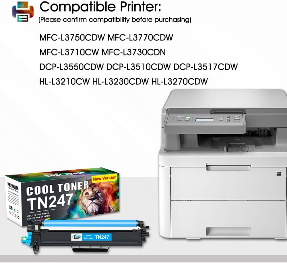 TN-243CMYK TN247 MFC L3750CDW Toner: für Brother DCP-L3550CDW Toner MFC-L3750CDW MFC-L3770CDW HL-L32