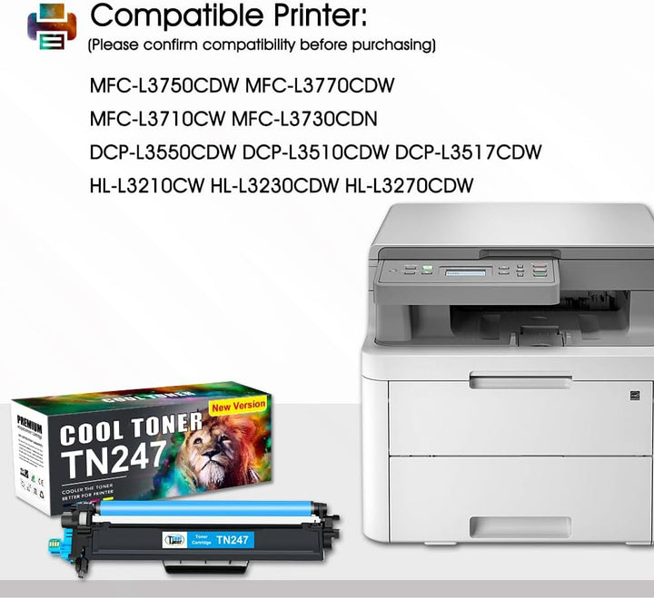 TN-243CMYK TN247 MFC L3750CDW Toner: für Brother DCP-L3550CDW Toner MFC-L3750CDW MFC-L3770CDW HL-L32