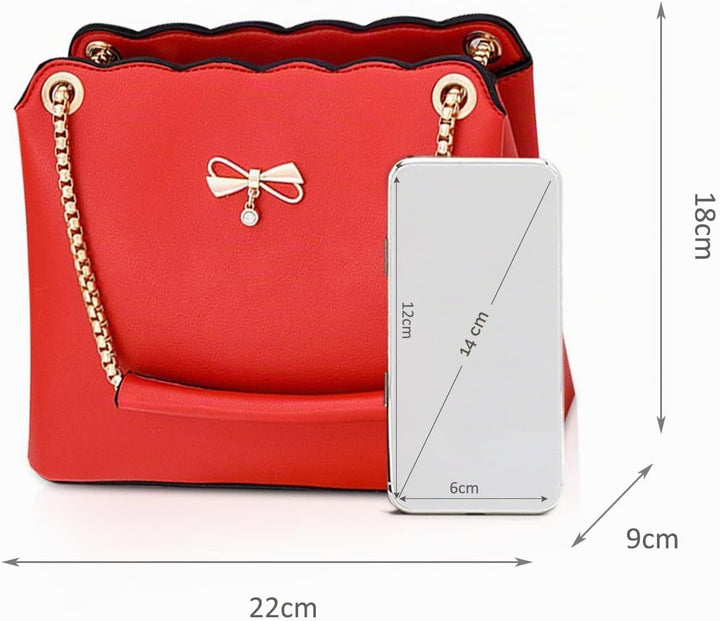 NICOLE &amp; DORIS Tasche Frauen Klein Umhängetasche Damen Handtaschen Elegante Crossbody Bag Damen Hand