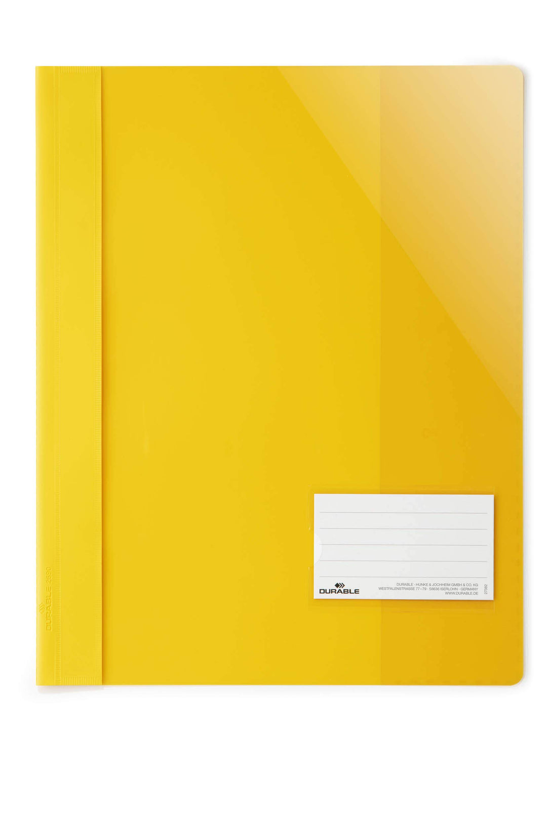 Durable Sichthefter für Din A4, Überbreite, gelb, 25er Packung, 269004, gelb