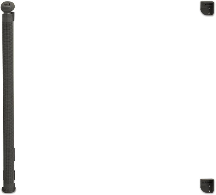 IDMarket - Einziehbares Schutzgitter für Haustiere 130 cm grau