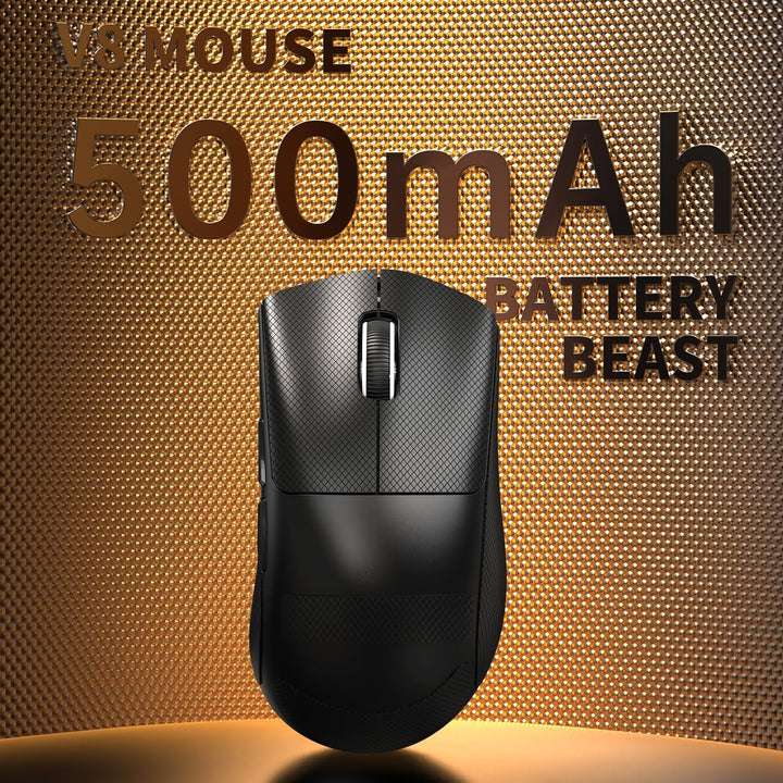MAMBASNAKE x Attack Shark V8 Wireless Gaming Mouse, 59g Ultra-Lightweight, PAW3950MAX Sensor, Shark
