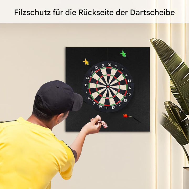 Generisch Filz-Dartboard-Wandschutz Wandumrandung Für Dartboard Dartscheibe Hintergrund Schutz Für W