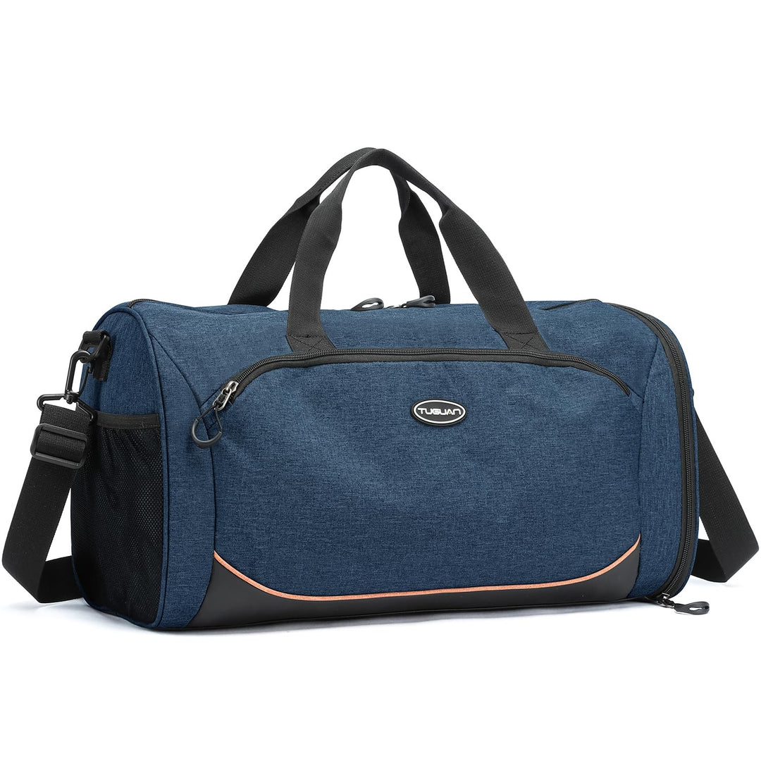 TUGUAN Sporttasche für Herren Damen, 30L Kleine Reisetasche mit Schuhfach und Nassfach, Wasserdicht