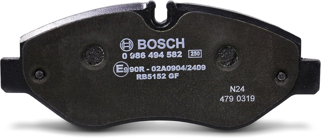 Bosch BP1231 Bremsbeläge - Vorderachse - ECE-R90 Zertifizierung - vier Bremsbeläge pro Set