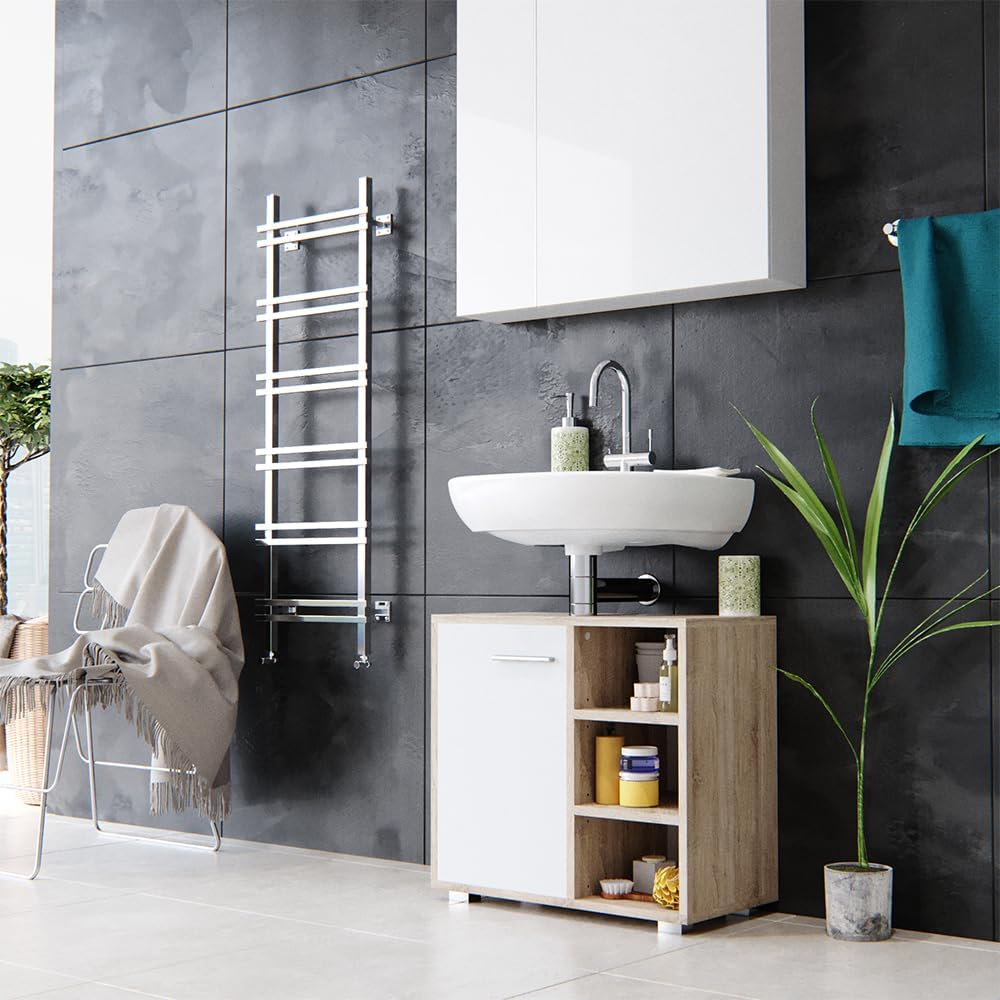 Vicco Waschbeckenunterschrank Perry, Sonoma, 60 x 55.6 cm Sonoma 60x55,6x31 cm, Sonoma 60x55,6x31 cm