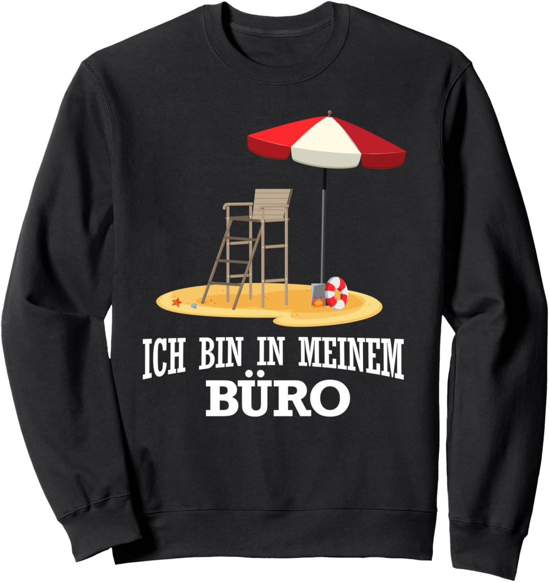 Rettungsschwimmer Sprüche Nordsee Ostsee Bademeister Sweatshirt