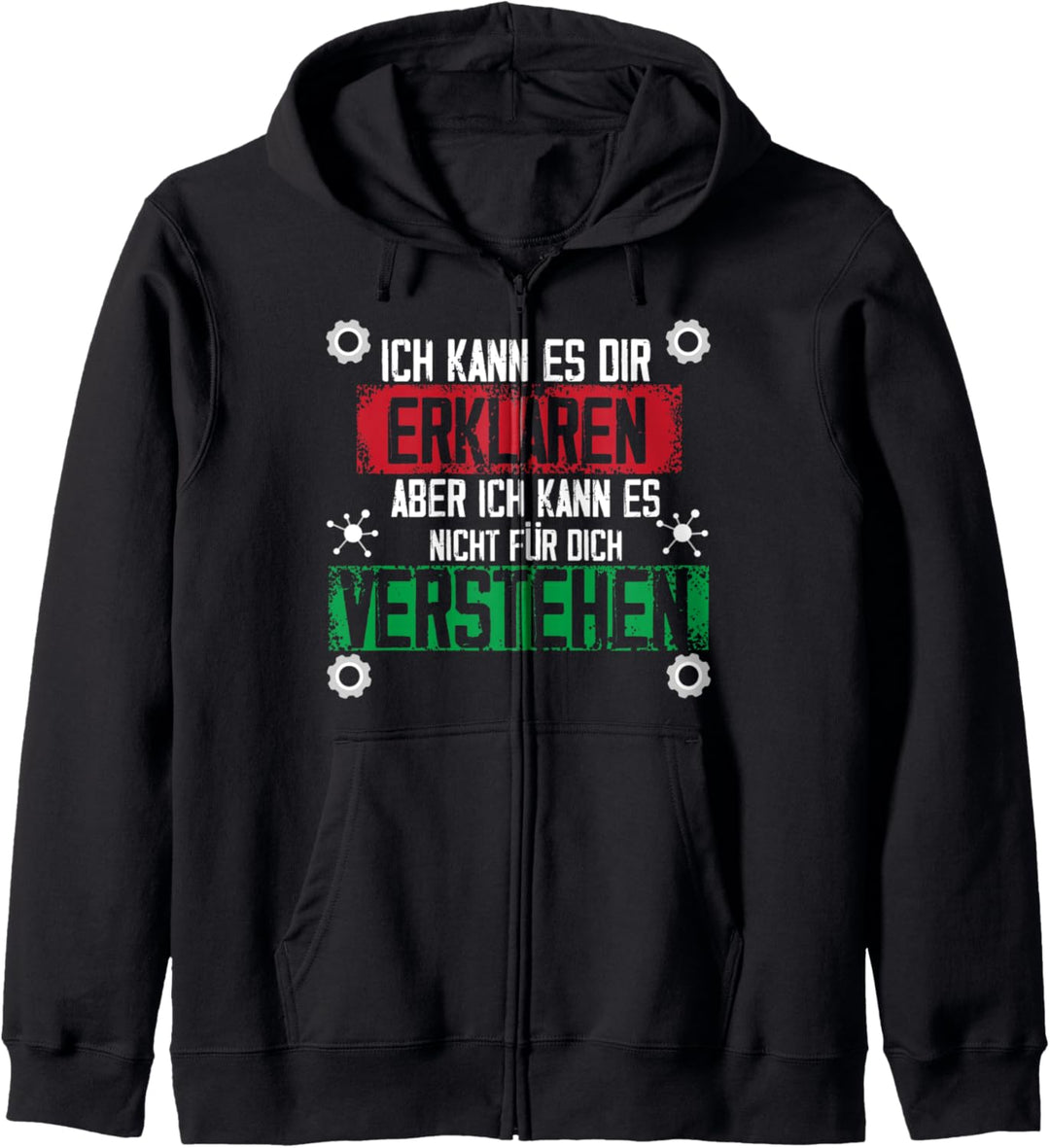 Ich kann es dir erklären - Physik & Mathe Ingenieur Spruch Kapuzenjacke