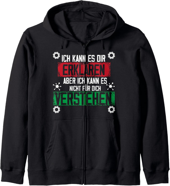 Ich kann es dir erklären - Physik & Mathe Ingenieur Spruch Kapuzenjacke