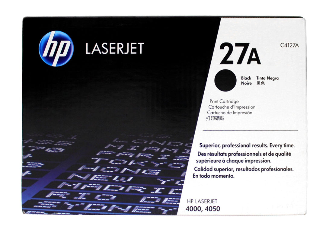 HP 27A Schwarz Original LaserJet Tonerkartusche, Schwarz