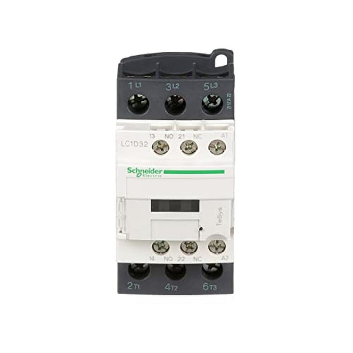 Schneider Electric - Leistungsschütz LC1D 3p, +1S+1Ö, 15 kW, 32 A, 400 V AC3, Spule 24 V AC, LC1D32B