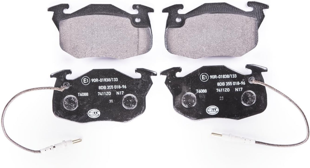 HELLA PAGID 8DB 355 018-961 Bremsbelagsatz - T6088 - Dicke/Stärke: 18mm - Bremssystem: Bendix - mit
