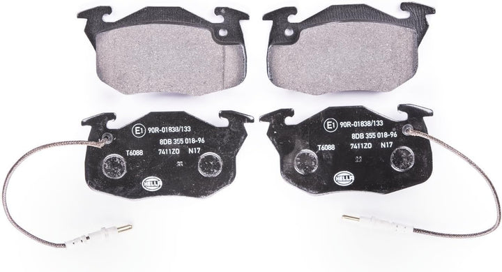 HELLA PAGID 8DB 355 018-961 Bremsbelagsatz - T6088 - Dicke/Stärke: 18mm - Bremssystem: Bendix - mit