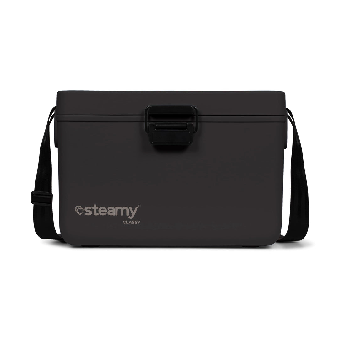 Steamy Classy 12 Kühlbox mit Schultergurt, 12 Liter, Raven Black