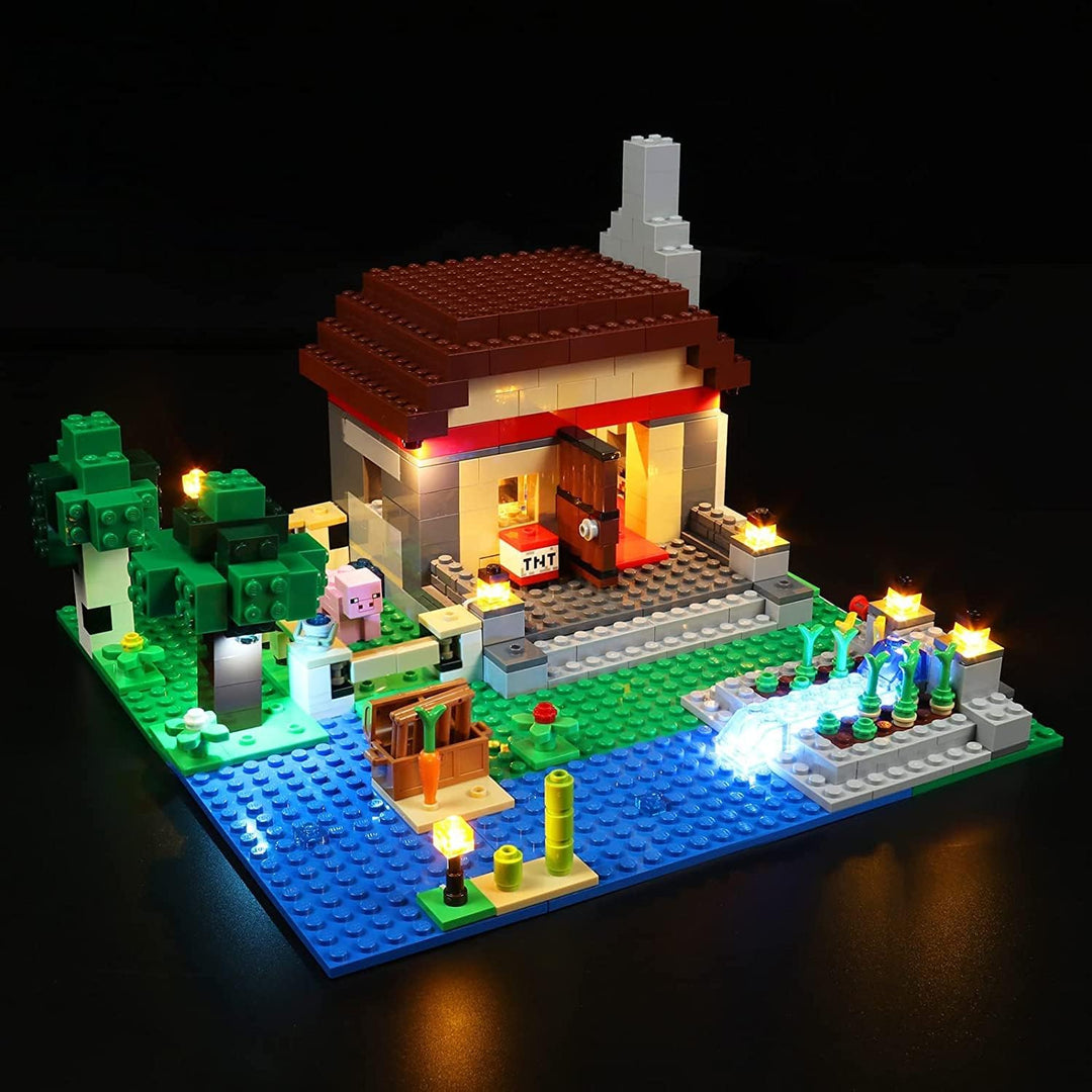 Led Licht Set für Lego 21161 Minecraft Die Crafting-Box 3.0 (Kein Lego-Modell enthalten, nur Beleuch
