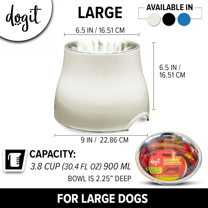 Hagen dogit Erhöhter Napf, 2-in-1 weiss, wei&#xDF;
