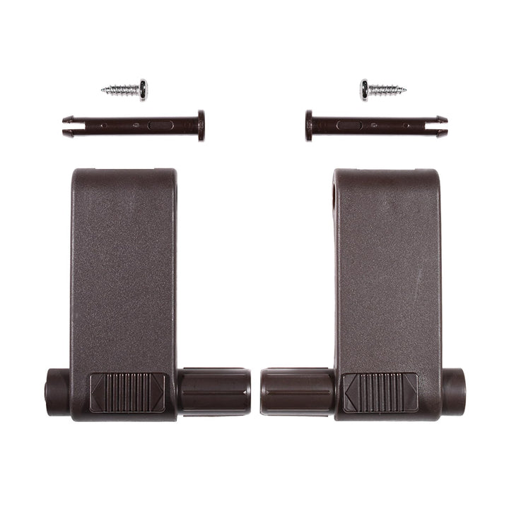 CANTONDZ Griffhebel-Set Griffgarnitur Braun Griffset Kompatibel mit Braas/Dörken-Atelier-Fenster (BA