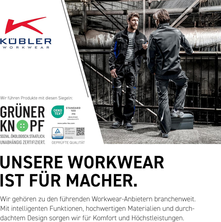 KÜBLER Workwear KÜBLER Pulsschlag Arbeitshose HIGH anthrazit/schwarz 25 Anthrazit/Schwarz, 25 Anthra