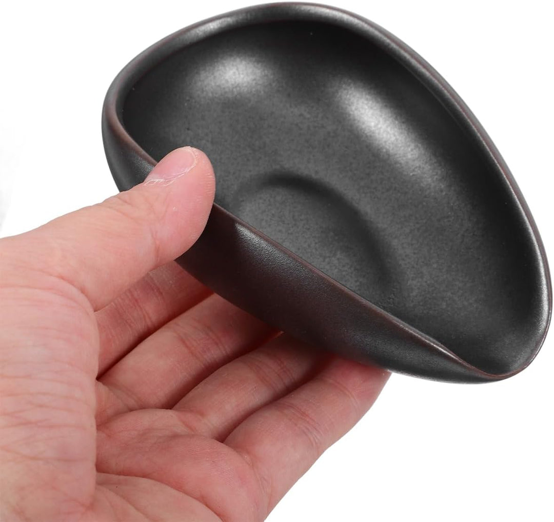 Cabilock Keramik Kaffeebohnenschale 10.5X7.5X3.5Cm Wiegeschale Für Kaffeebohnen Und Kaffeepulver Dos