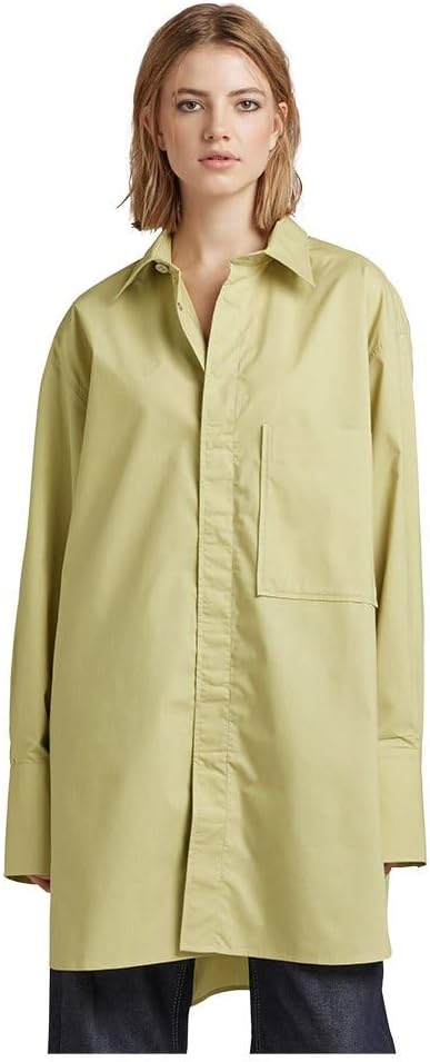G-Star Damen Oversized Boyfriend Shirt S Grün (Leek Green D22492-d308-d613), S Gr&#xFC;n (Leek Green