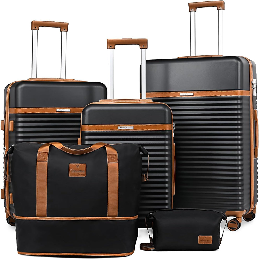 Joyway Kofferset 3 teilig Koffer Trolley, Hartschalen Erweiterbar Reisekoffer, Zwillingsrollen Handg