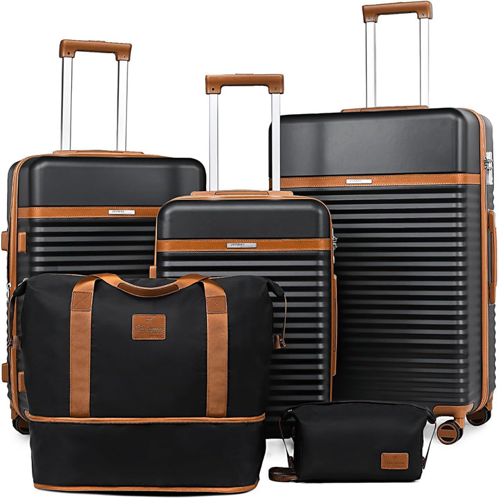Joyway Kofferset 3 teilig Koffer Trolley, Hartschalen Erweiterbar Reisekoffer, Zwillingsrollen Handg