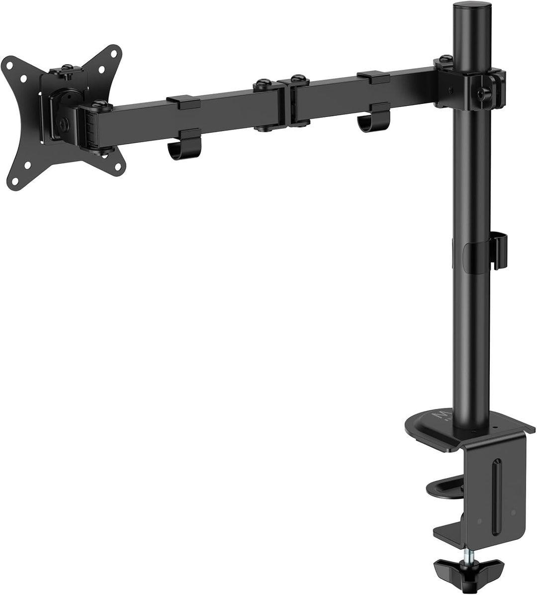 Ewent EW1510 Monitor Halterung 1 für 13-27 Zoll Flach Bildschirm, Einzelner Arm für MonitorPC, mit K