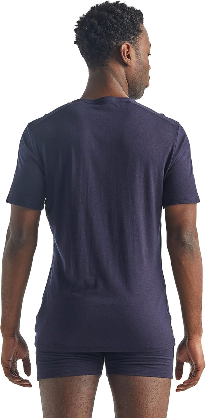 Icebreaker Herren Anatomica Crewe T-Shirt - Funktionsshirt Herren - Merinowolle Unterwäsche XL Mitte